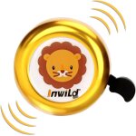Kal - sonnette de vélo pour enfant avec 4 autocollants, accessoire de vélo argenté, mini sonnette de ... Kal - sonnette de vélo pour enfant avec 4 autocollants, accessoire de vélo argenté, mini sonnette de ...
