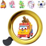 Kal - sonnette de vélo pour enfant garçon et fille - pour vélo, draisie, trottinette, tricycle, vtt, ... Kal - sonnette de vélo pour enfant garçon et fille - pour vélo, draisie, trottinette, tricycle, vtt, ...