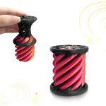 Kal - spiral fidget toy, jouet fidget imprim en 3d, jouet fidget spinner a cne en spirale, pour statue ...