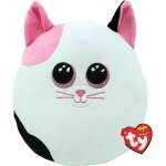 Kal - - squish a boos - coussin peluche muffin le chat, blanc / noir