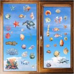 Kal - styles petit coquillage etoile de mer autocollants de fenêtre tortue corail autocollants muraux ... Kal - styles petit coquillage etoile de mer autocollants de fenêtre tortue corail autocollants muraux ...