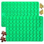 Kalanka - 1 mini moule en silicone pour chocolat de nol, fondant, mini sapin de nol, bonhomme en pain ...