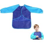 Kalanka - 1 pice tablier de peinture en nylon impermable avec manches pour enfants de 5  10 ans avec ...