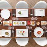 Kalanka - 10 - 2525 - 2646 newwave rectangulaire assiette a dessert porcelaine blanc 31, 7 x 23, 2 x ...