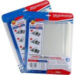 Kalanka - 10 couvertures livres 22x40cm autocollant et réglable, transparent, lot de 10 pièces couvre ... Kalanka - 10 couvertures livres 22x40cm autocollant et réglable, transparent, lot de 10 pièces couvre ...