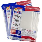 Kalanka - 10 couvertures livres 29, 5x55cm autocollant et rglable, transparent, lot de 10 pices couvre ...