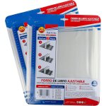 Kalanka - 10 couvertures livres 30x55cm autocollant et rglable, transparent, lot de 10 pices couvre ...