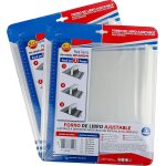 Kalanka - 10 couvertures livres 31x55cm autocollant et rglable, transparent, lot de 10 pices couvre ...