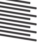 Kalanka - 10 pack barre carbone 3mm 40cm barres noires de haute r�sistance barres l�g�res carbone pour ...