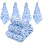 Kalanka - 10 pcs débarbouillettes bébé en mousseline, coton biologique, serviettes visage de bébé réutilisable ... Kalanka - 10 pcs débarbouillettes bébé en mousseline, coton biologique, serviettes visage de bébé réutilisable ...