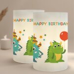 Kalanka - ® lot de 10 photophores - dcoration de table - motif monstres - dcoration d'anniversaire ...