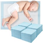 Kalanka - lot de 100 alese jetable bebe, 33 × 45cm matelas a langer pour bébé, tapis de change respirantes, ... Kalanka - lot de 100 alese jetable bebe, 33 × 45cm matelas a langer pour bébé, tapis de change respirantes, ...
