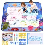 Kalanka - 100 x 80cm tapis dessin enfant, tapis de dessin  eau, rutilisable tapis dessin eau, tapis ...