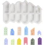 Kalanka - lot de 12 mini moules en silicone pour maison - moule en silicone pour nol - moule en silicone ...