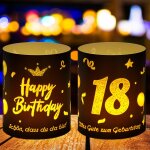 Kalanka - lot de 12 photophores dcoratifs pour 18 ans pour garon et fille - dcoration de table happy ...
