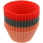Kalanka - 1263 lot de 12 moule mini muffin, 12 caissette cupcakes, 12 caissettes muffins, moule en silicone, ...