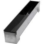 Kalanka - 13923 ¿ gouttire a bche, moule a bche carr de nol format mini ¿ inox ¿ 30x4. 5x(h)4. ...