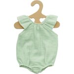 Kalanka - 1413 - v�tements de poup�e 100% coton bio, body � volants menthe pour poup�es et peluches de ...