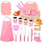 Kalanka - 15 pièces couteau enfants, kit couteau sécurité de cuisine pour enfants, pour couper et cuire ... Kalanka - 15 pièces couteau enfants, kit couteau sécurité de cuisine pour enfants, pour couper et cuire ...