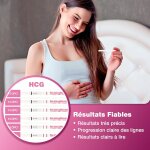 Kalanka - 15 tests de grossesse prcoce sensitive : test de hcg rapide 10 miu / ml d'urine avec application ...