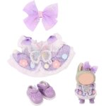 Kalanka - 17cm vêtements pour poupée, violets adorables tenue de poupée avec n?ud et chaussures tenue ... Kalanka - 17cm vêtements pour poupée, violets adorables tenue de poupée avec n?ud et chaussures tenue ...