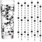 Kalanka - 18 pices perles d'eau noire bougies flottantes perle d'eau bougie flottante pour vases remplisseurs ...