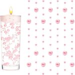 Kalanka - 18 pices perles d'eau rose, bougies flottantes, perle d'eau, bougie flottante pour vases, ...