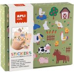 Kalanka - 19431 - jeu de gommettes animaux et leur habitat dans une boîte en carton, avec des autocollants ... Kalanka - 19431 - jeu de gommettes animaux et leur habitat dans une boîte en carton, avec des autocollants ...