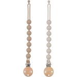 Kalanka - lot de 2 attache - ttine en silicone 2 en 1, porte - ttine et anneau de dentition au design ...