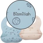 Kalanka - lot de 2 bavoirs silicone bismillah récupérateurs et imperméables - spécial ramadan et aïd ... Kalanka - lot de 2 bavoirs silicone bismillah récupérateurs et imperméables - spécial ramadan et aïd ...