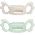 Kalanka - 2 biberon avent, poigne de bouteille carre a large calibre poigne creuse en silicone avec ...
