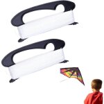 Kalanka - lot de 2 bobines de fil de cerf - volant durable avec plaque a langer - accessoire de dragon ...