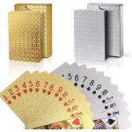 Kalanka - lot de 2 jeu de carte poker etanches en plastique diamond noir nouveaut - jeux de carte 54 ...