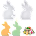 Kalanka - lot de 2 moules en silicone epoxy - moules a bougies a faire soi - mme - moule en silicone ...