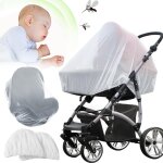 Kalanka - 2 pcs moustiquaire poussette universelle, capote cosy pour moustiquaire lit bb, protection ...