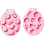Kalanka - 2 pices 3d de qualit alimentaire fruits moules en silicone gteau bordure fondant moules ...