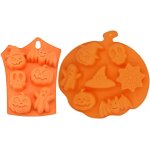 Kalanka - 2 pices 3d halloween citrouille gateaux silicone moule halloween moule en silicone en forme ...