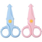 Kalanka - 2 pices ciseaux en plastique pour enfants ciseaux d'art pour eenfants ciseaux enfant ciseaux ...