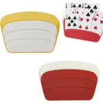 Kalanka - lot de 2 porte - cartes a jouer, design a trois couches, porte - cartes a jouer, porte carte ...
