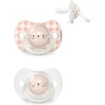 Kalanka - , lot de 2 sucettes pour bébé 6 / 18 mois, sucettes phosphorescentes, idéal nuit, avec tétine ... Kalanka - , lot de 2 sucettes pour bébé 6 / 18 mois, sucettes phosphorescentes, idéal nuit, avec tétine ...