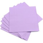 Kalanka - 24 serviettes d'anniversaire violettes 33x33cm serviettes en papier jetables pour anniversaire, ...