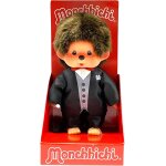 Kalanka - 244065 - original monchhichi girl, figurine en peluche avec robe de marie et rubans, animal ...