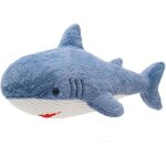 Kalanka - 25cm shark plush animal, soft shark plush toy, jouets ecologiques en peluche requin, jouet ...