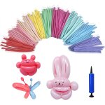Kalanka - 260q modlisation de longs ballons pour animaux avec pompe, ballons torsads en latex magique ...