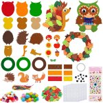 Kalanka - 29 pcs activité manuelle animaux pour enfants, kit bricolage decoration automne, automne creative ... Kalanka - 29 pcs activité manuelle animaux pour enfants, kit bricolage decoration automne, automne creative ...