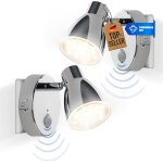Kalanka - 2er pack 2635 - 028 veilleuse a dtecteur led en chrome avec fonction automatique 230v avec ...