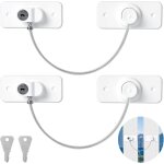 Kalanka - 2pcs securite fenetre enfant avec clés, bloque fenetre securite enfant, protection fenetre ... Kalanka - 2pcs securite fenetre enfant avec clés, bloque fenetre securite enfant, protection fenetre ...