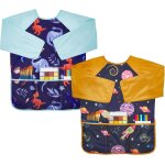 Kalanka - 2pcs tablier peinture enfant, impermables blouse peinture enfant, tabliers pour garon avec ...