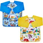 Kalanka - 2pcs tablier peinture enfant, impermables blouse peinture enfant, tabliers pour garon avec ...