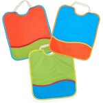Kalanka - lot de 3 bavoirs respirant et imperméable avec poche, 28x32 cm 100% polyuréthane - bavoirs ... Kalanka - lot de 3 bavoirs respirant et imperméable avec poche, 28x32 cm 100% polyuréthane - bavoirs ...